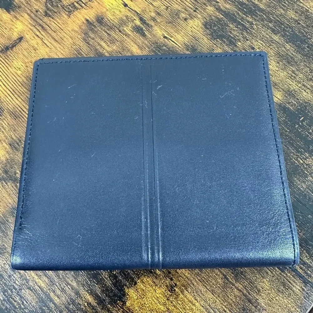 Givenchy 4G Logo Dark Navy Blue Vintage Wallet